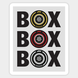 Box Box Box - F1 Pitstop Sticker